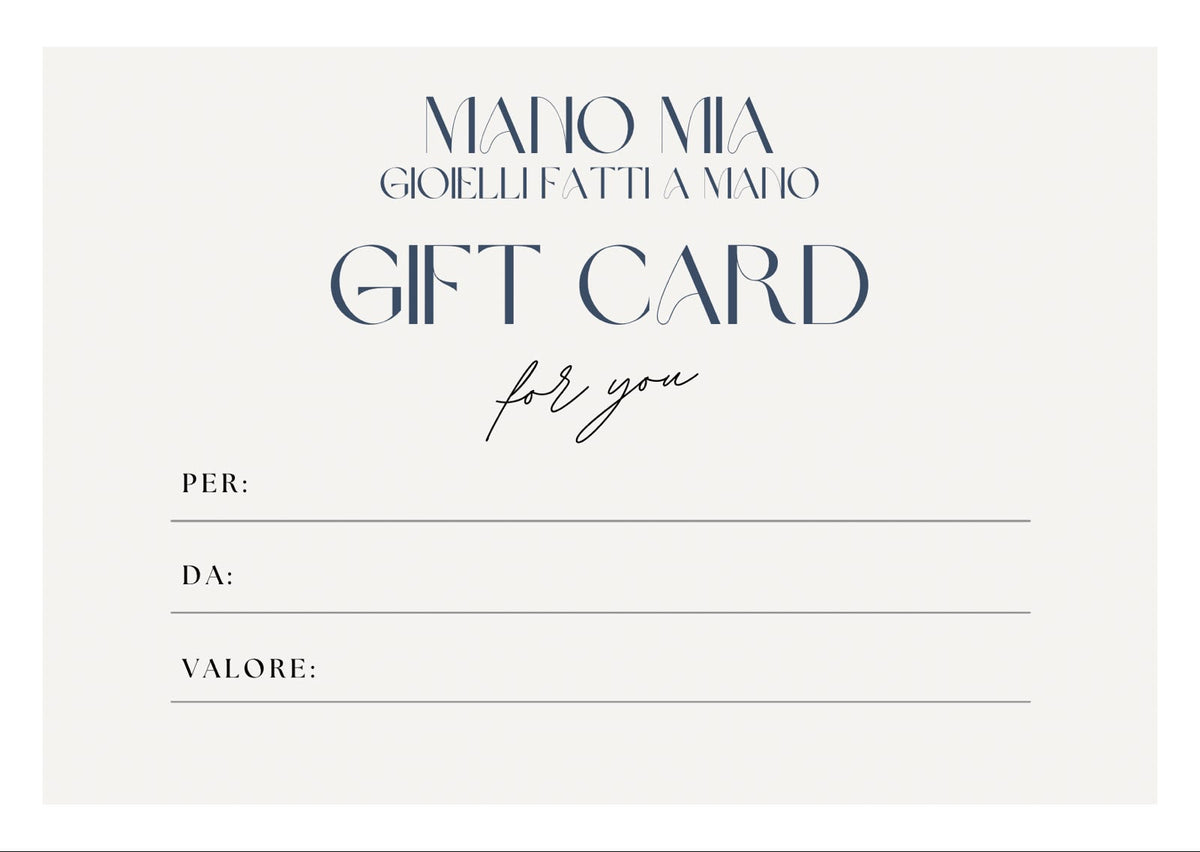 Buono Regalo Mano Mia